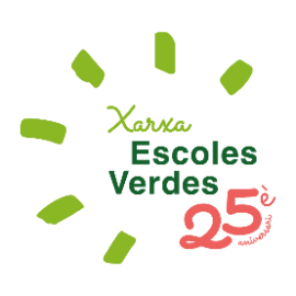 Logo d'Escoles Verdes. 25 anys